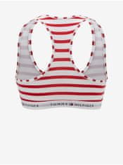 Tommy Hilfiger Bílo-červená dámská pruhovaná podprsenka Tommy Hilfiger Underwear S