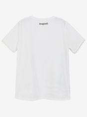Desigual Bílé holčičí vzorované tričko Desigual TS Amparo 98-104