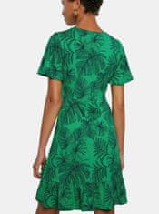 Desigual Zelené áčkové šaty Desigual Vest Nadia XS