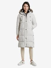 Desigual Světle šedý dámský zimní kabát Desigual Antartica XL
