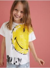 Desigual Bílé holčičí tričko Desigual Hepburn 110-116