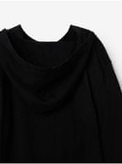 Desigual Černé klučičí tričko s kapucí Desigual Diego 110-116