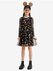 Desigual Černé holčičí vzorované šaty Desigual Arroyo 110-116