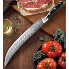 IZMAEL Damaškový kuchyňský nůž Fuču-Slicing/Černá KP27652
