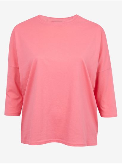 Fransa Růžové dámské basic tričko Fransa
