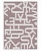GDmats Designový kusový koberec Letters od Jindřicha Lípy 120x170