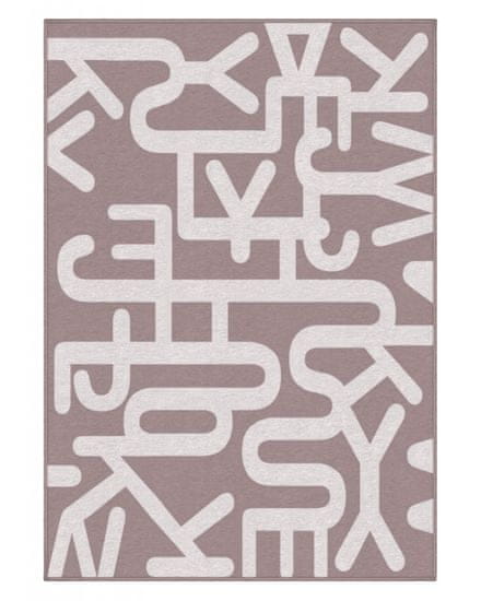 GDmats Designový kusový koberec Letters od Jindřicha Lípy