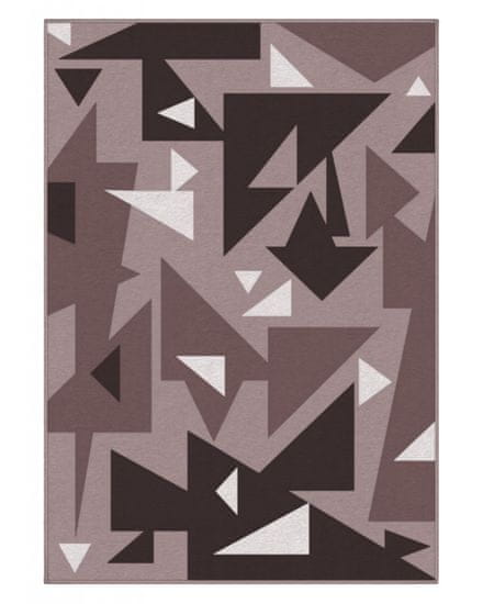 GDmats AKCE: 120x170 cm Designový kusový koberec Triangle od Jindřicha Lípy