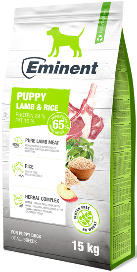 Eminent Puppy Lamb and Rice 15 kg