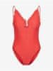 Červené dámské jednodílné plavky Pieces Blua XS