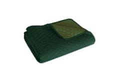 FARO Textil Oboustranný prošívaný přehoz BEDDO I 220x240 cm zelený