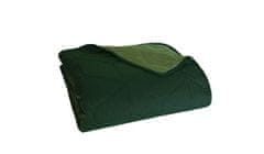 FARO Textil Oboustranný prošívaný přehoz BEDDO III 220x240 cm zelený