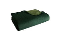 FARO Textil Oboustranný prošívaný přehoz BEDDO II 220x240 cm zelený