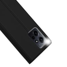 Dux Ducis Skin Pro knížkové pouzdro na Xiaomi Redmi Note 12, černé