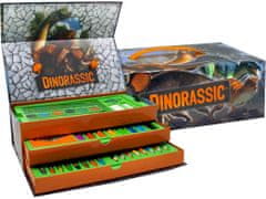 ToyCompany Dinosauři kufřík na kreslení Dinorassic 52ks
