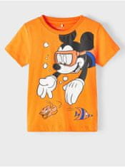Name it Oranžové klučičí tričko name it Mickey 92