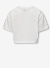 ONLY Bílé holčičí tričko ONLY Livia 110-116