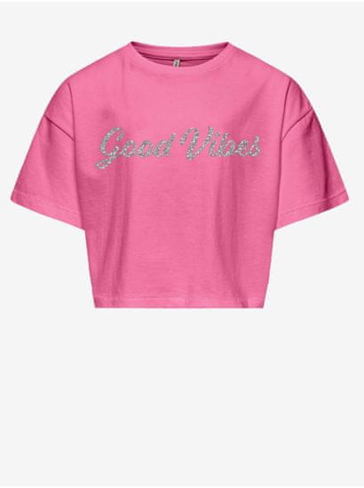 ONLY Růžové holčičí tričko ONLY Livia