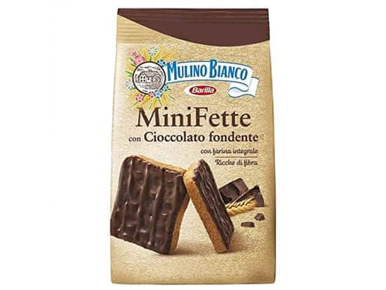 sarcia.eu MULINO BIANCO Mini Fette - Italské mini sušenky v čokoládě 110g