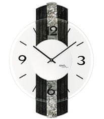 AMS design Designové nástěnné hodiny 9676 AMS 38cm