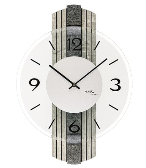 AMS design Designové nástěnné hodiny 9675 AMS 38cm