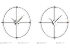 IncantesimoDesign Designové nástěnné hodiny I205GRA IncantesimoDesign 66cm