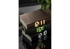 Karlsson Designové LED hodiny - budík 5861GR Karlsson 20cm