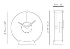 Nomon Designové stolní hodiny Nomon Aire G small 30cm