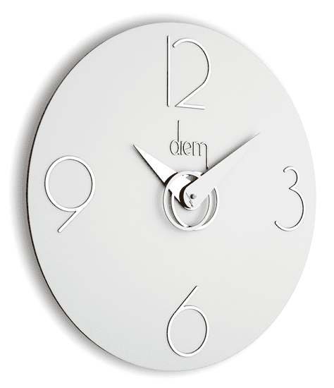 IncantesimoDesign Designové nástěnné hodiny I501BN white IncantesimoDesign 40cm