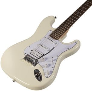 krásná elektrická kytara soundsation RIDER-STD-H 3TS velké rezonantní tělo z laminovaného lipového dřeva standardní menzura ovládání volume tone
