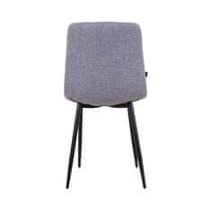 Butopêa Jídelní židle z látky, světle šedá, 50 cm - BUTOPEA