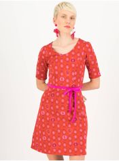 Blutsgeschwister Červené dámské vzorované šaty Blutsgeschwister XL