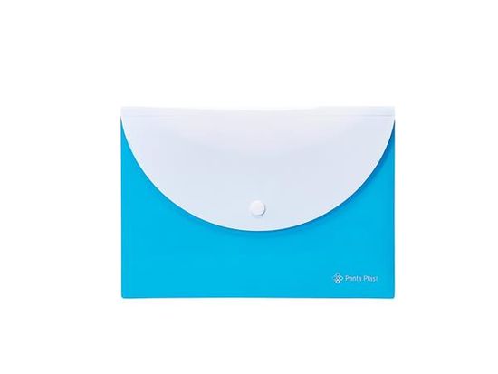 PANTA PLAST Desky s drukem, neon modrá, 2 kapsy, PP, A5, 0410-0088-03