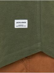 Jack&Jones Khaki pánské tričko s dlouhým rukávem Jack & Jones Noa S