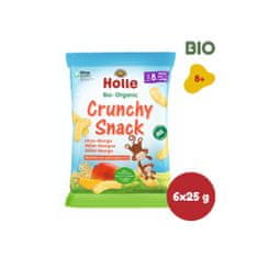 Holle Bio organické křupky jahelné s mangem 6x25g