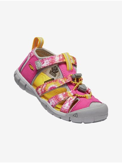 KEEN Žluto-růžové holčičí sandály Keen