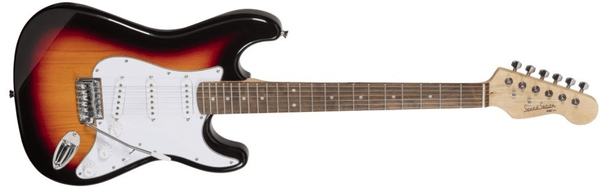  krásna elektrická gitara soundsation RIDER GP veľké rezonantné telo z laminovaného lipového dreva štandardná menzúra ovládanie volume tone 