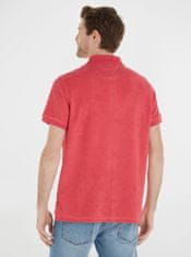 Tommy Hilfiger Růžové pánské polo tričko Tommy Hilfiger XL