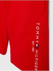 Tommy Hilfiger Sada klučičího trička a kraťasů v bílé a červené barvě Tommy Hilfiger 164