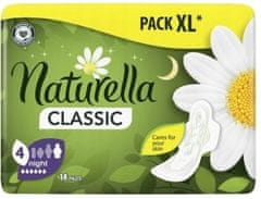 Naturella Classic Night hygienické vložky s křidélky 14 ks.