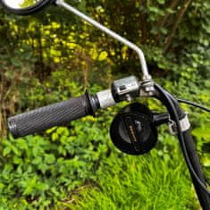 CARCLEVER Zvukový systém na motocykl, skútr, ATV s FM, USB, BT, barva černá (rsm103b)