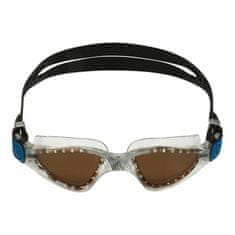 Aqua Sphere plavecké brýle KAYENNE BROWN POLARIZED LENS hnědý polarizační zorník - transparentní/stříbrná/petrol