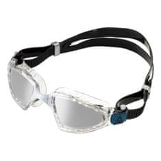 Aqua Sphere plavecké brýle KAYENNE PRO SILVER TITANIUM MIRROR stříbrný titanově zrcadlový zorník - transparentní/šedá