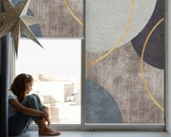 COLORAY.CZ Roleta do okna Abstrakce Zatmícící rolet (s podšívkou) 100x140 cm