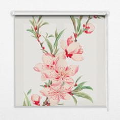 COLORAY.CZ Roleta na okno Růžová květina Zatmícící rolet (s podšívkou) 70x140 cm