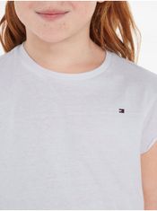 Tommy Hilfiger Bílé holčičí tričko Tommy Hilfiger 140