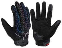 SEFIS letní reflexní rukavice na motocykl / kolo / koloběžku - Velikost rukavic : M