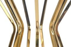 ATAN Odkládací stolek AFINA S - sklo/zlatý kov