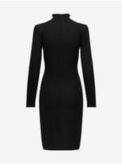 Jacqueline de Yong Černé dámské svetrové šaty JDY Edna XS