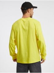 Diesel Žluté pánské tričko s dlouhým rukávem Diesel XL